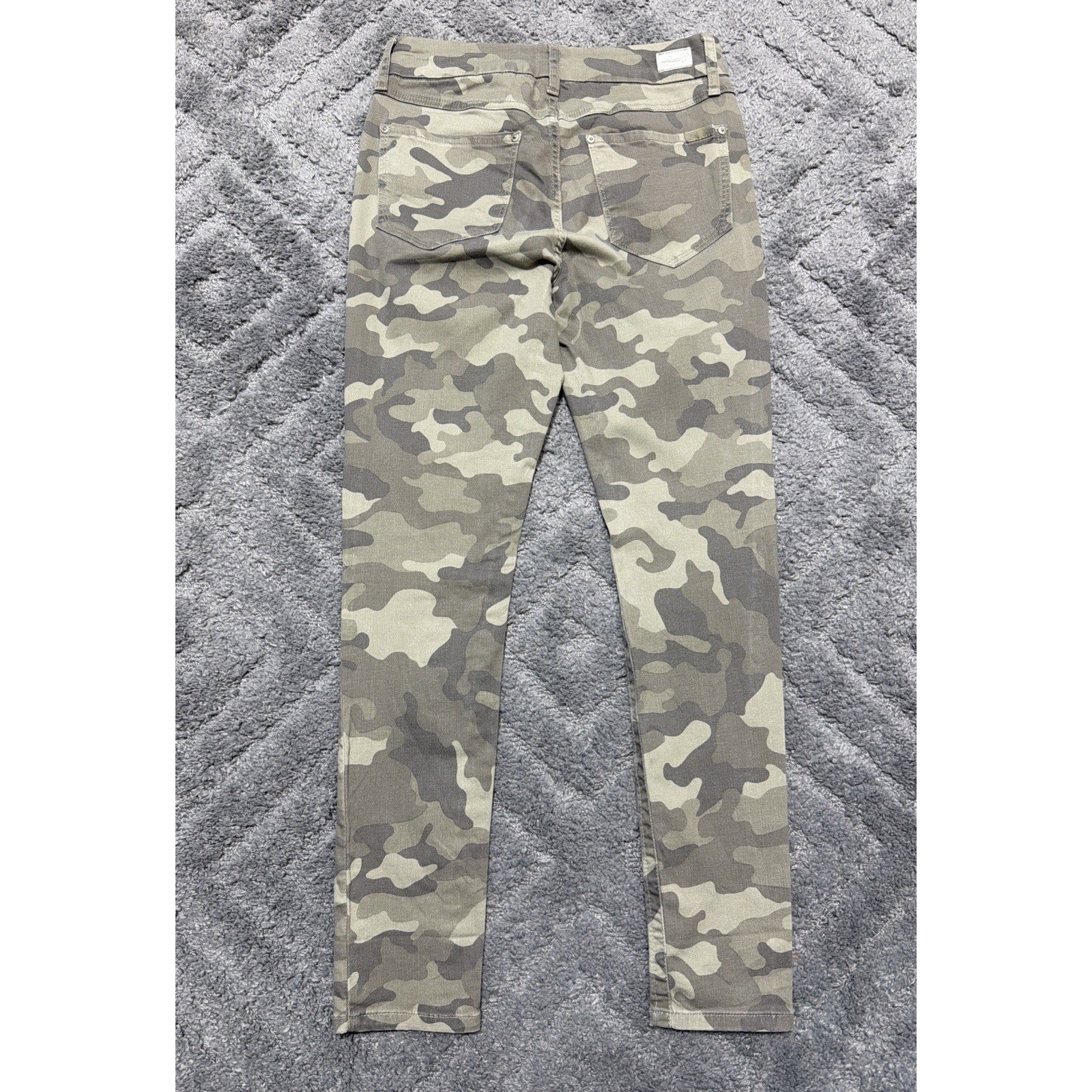 Seven7 High Rise Skinny "Tummyless" Camo Jeans Stretch Denim Skater Women's 4