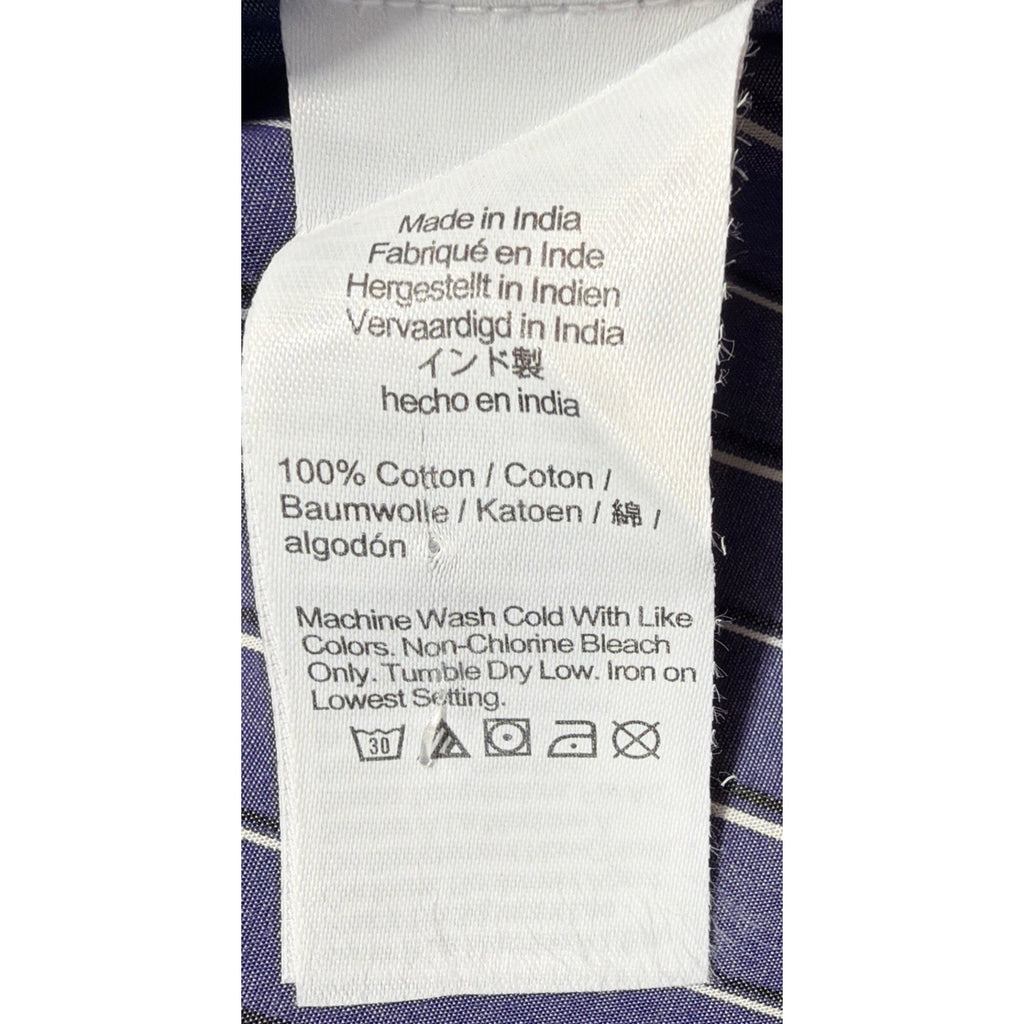 J Crew Shirt Womens 16 Blue Poplin Button Up Garçon Classic Fit Long Sleeve