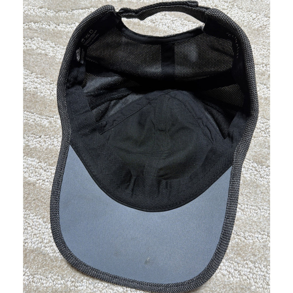 Adidas Climalite Cap Hat Small/medium Men Grey Black Athletic Cap