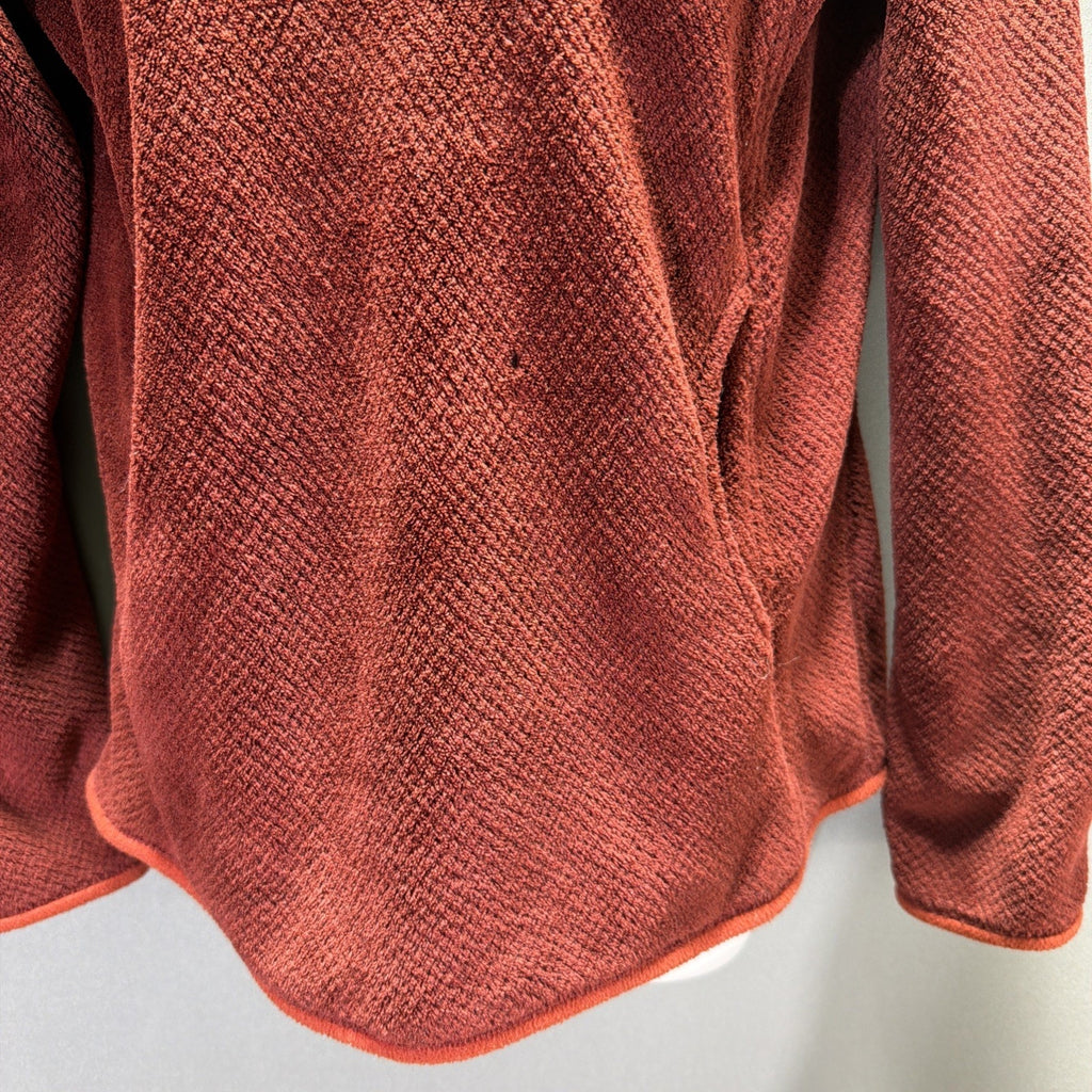 Patagonia Jacket Womens M Red Polartec Re Tool Snap Fleece Pullover Sweater M