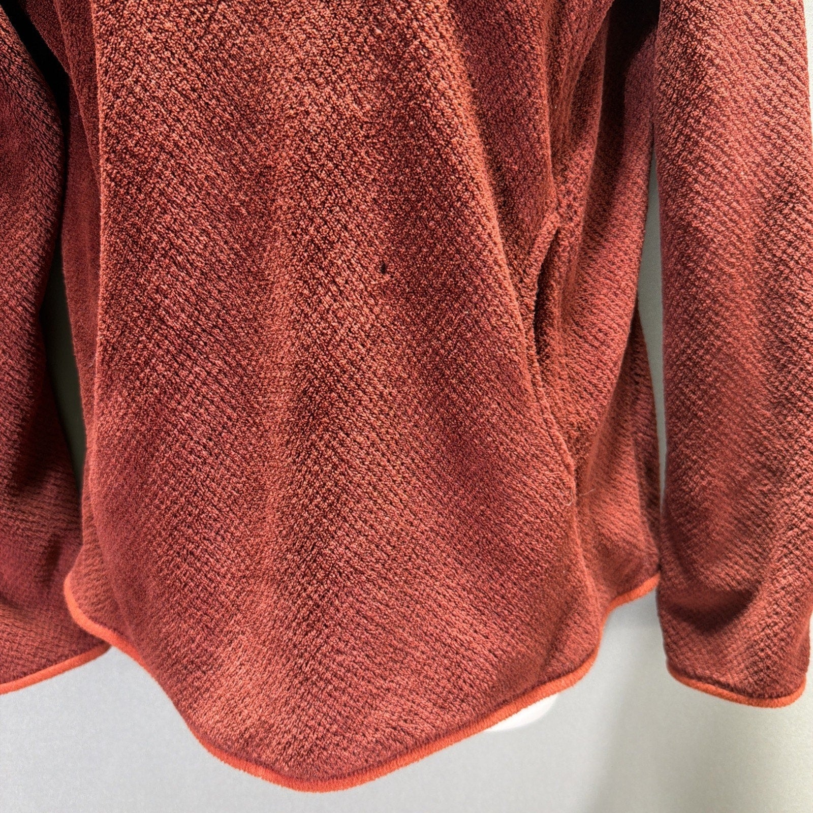 Patagonia Jacket Womens M Red Polartec Re Tool Snap Fleece Pullover Sweater M