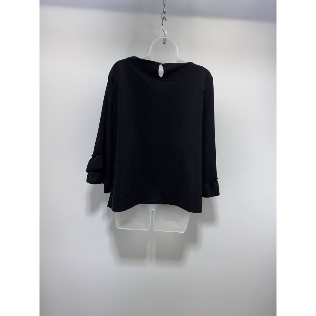 Talbots Black Basic Long Sleeve Blouse Women’s Size XL