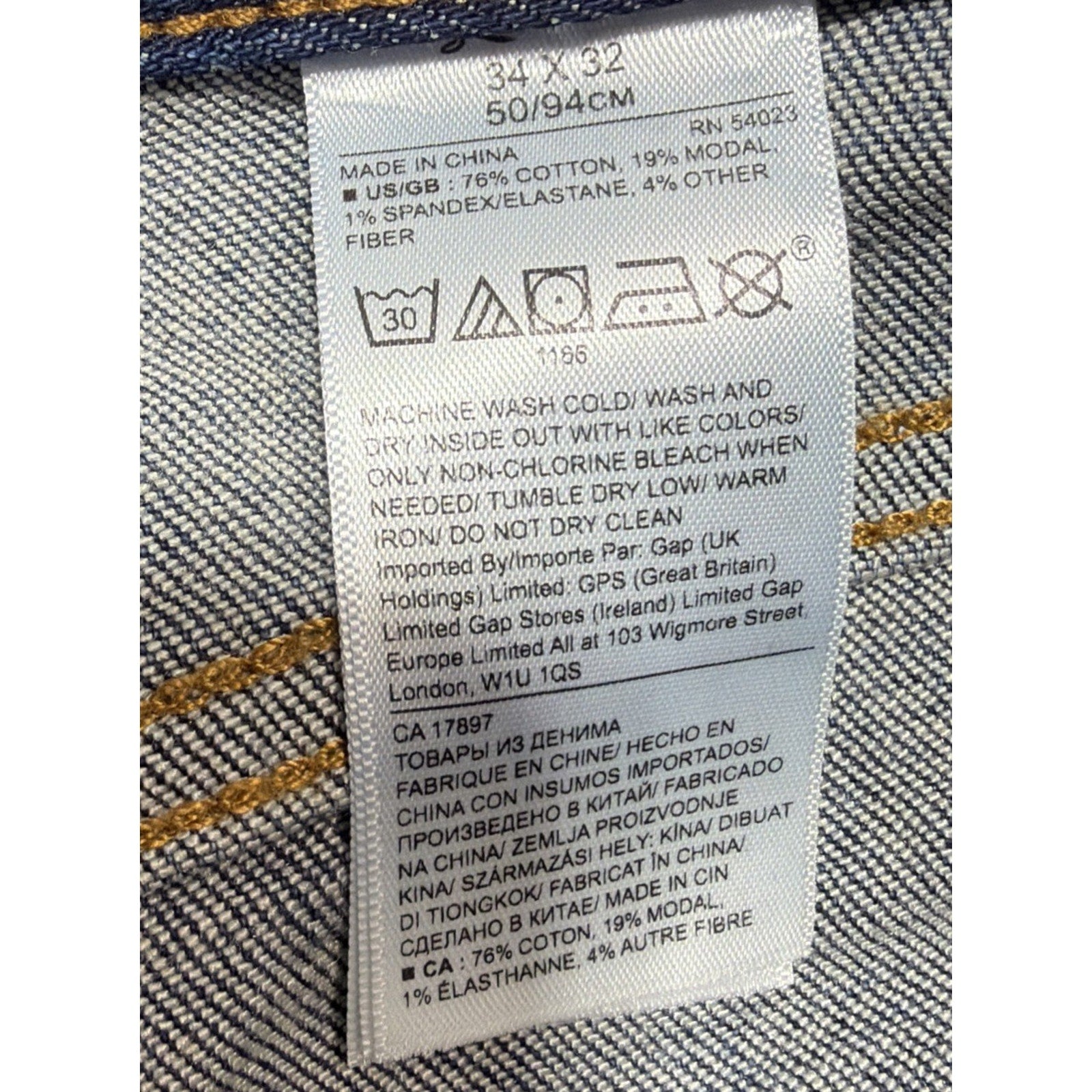 Banana Republic Mens 34x32 Jeans Athletic Tapered Performance Blue Denim NWT