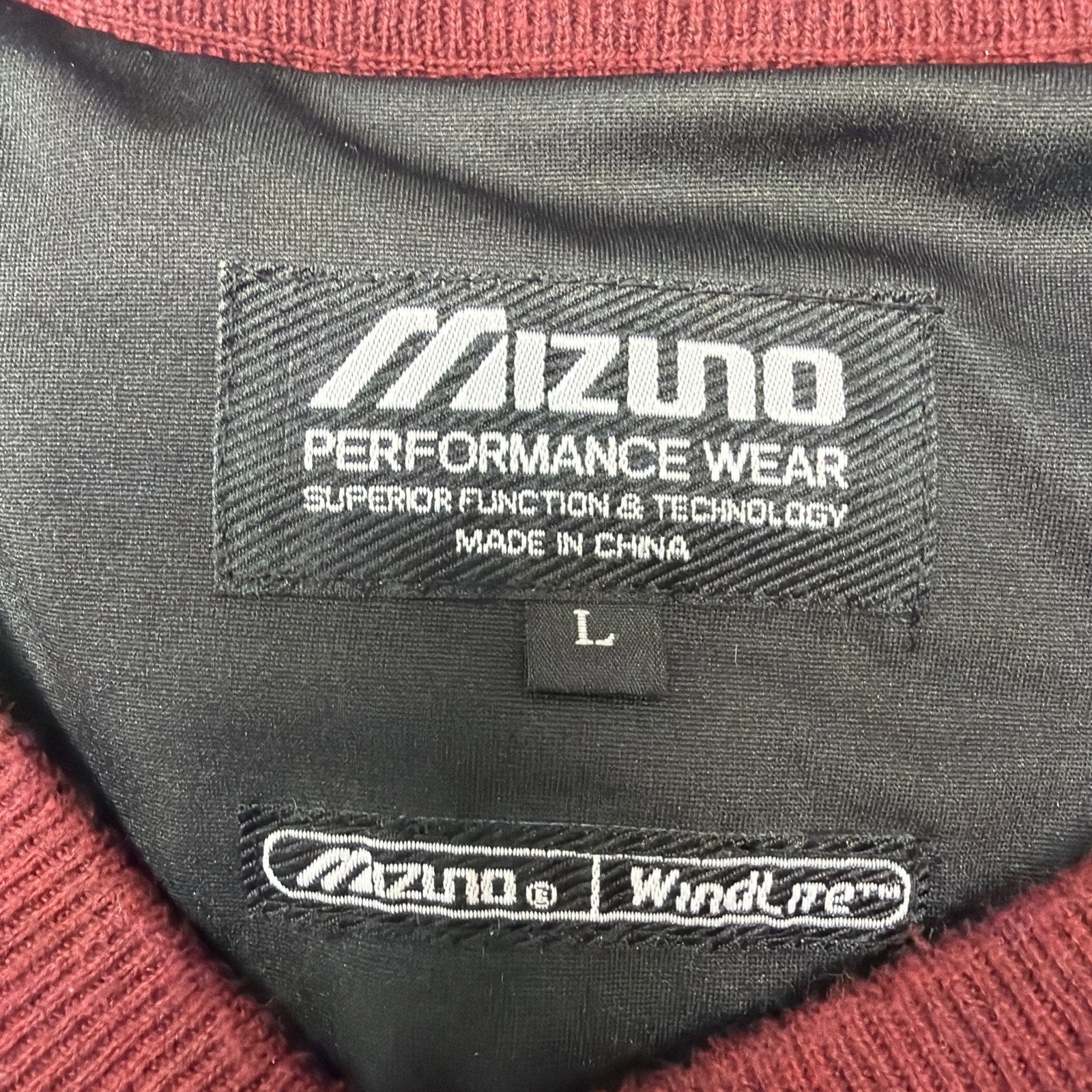 Mizuna Performance Wear Windlite Mens Vest Large Windproof Golf