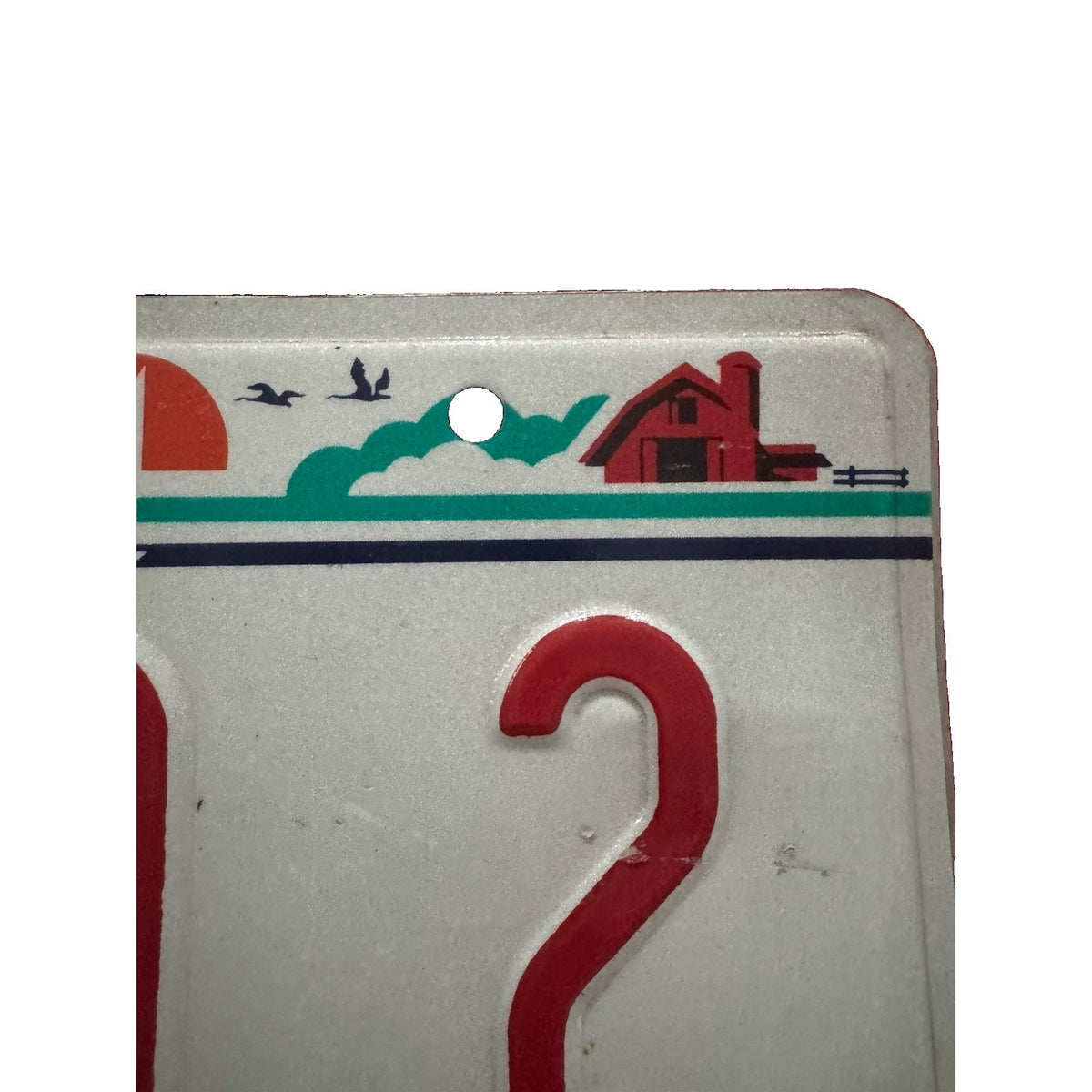 Vintage Wisconsin License Plate AMOCO 2 America’s Dairyland 1987-94 Vanity WI