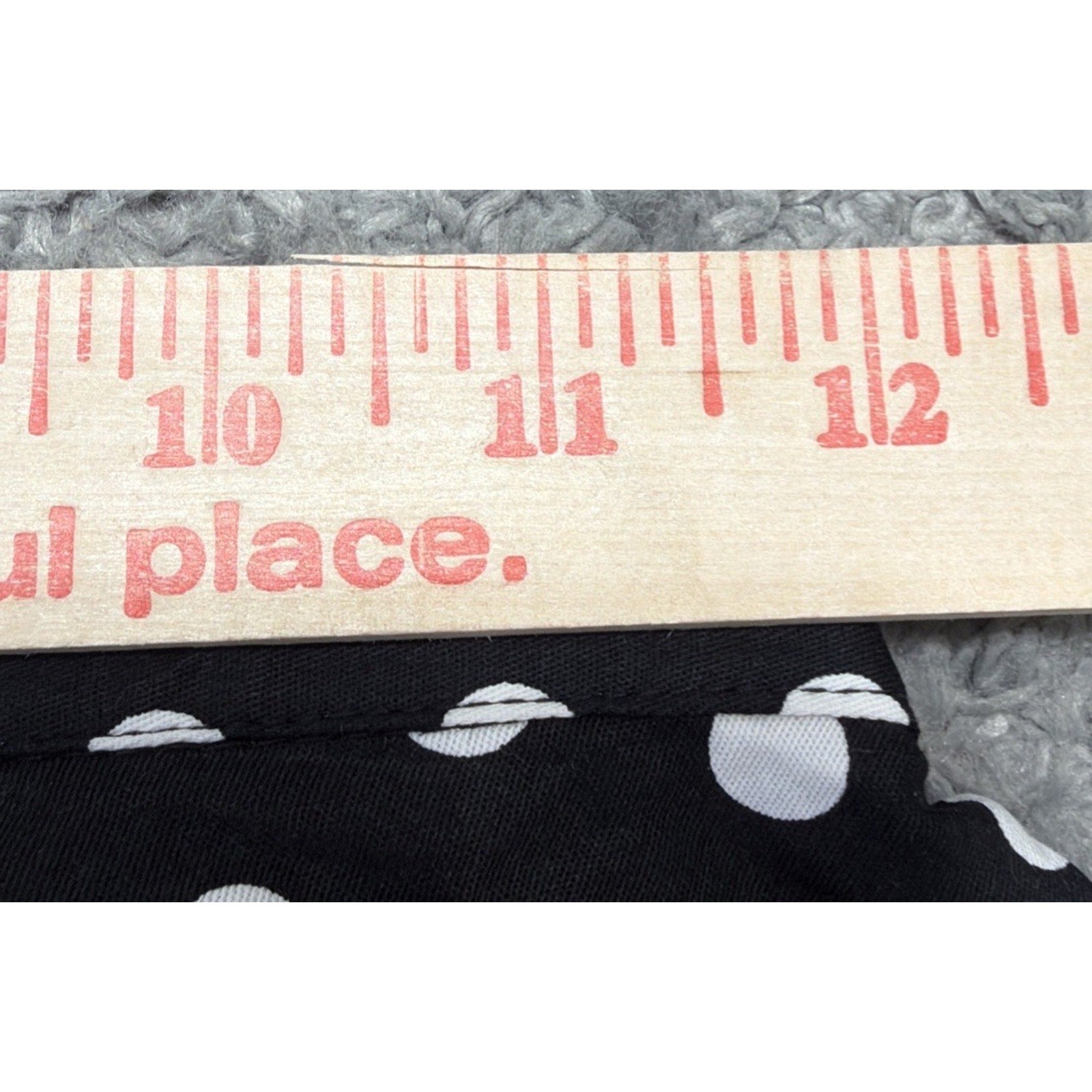 Black Butterfly Retro Black and White Polka Dot Swing Skirt Girls 9-10 NWT