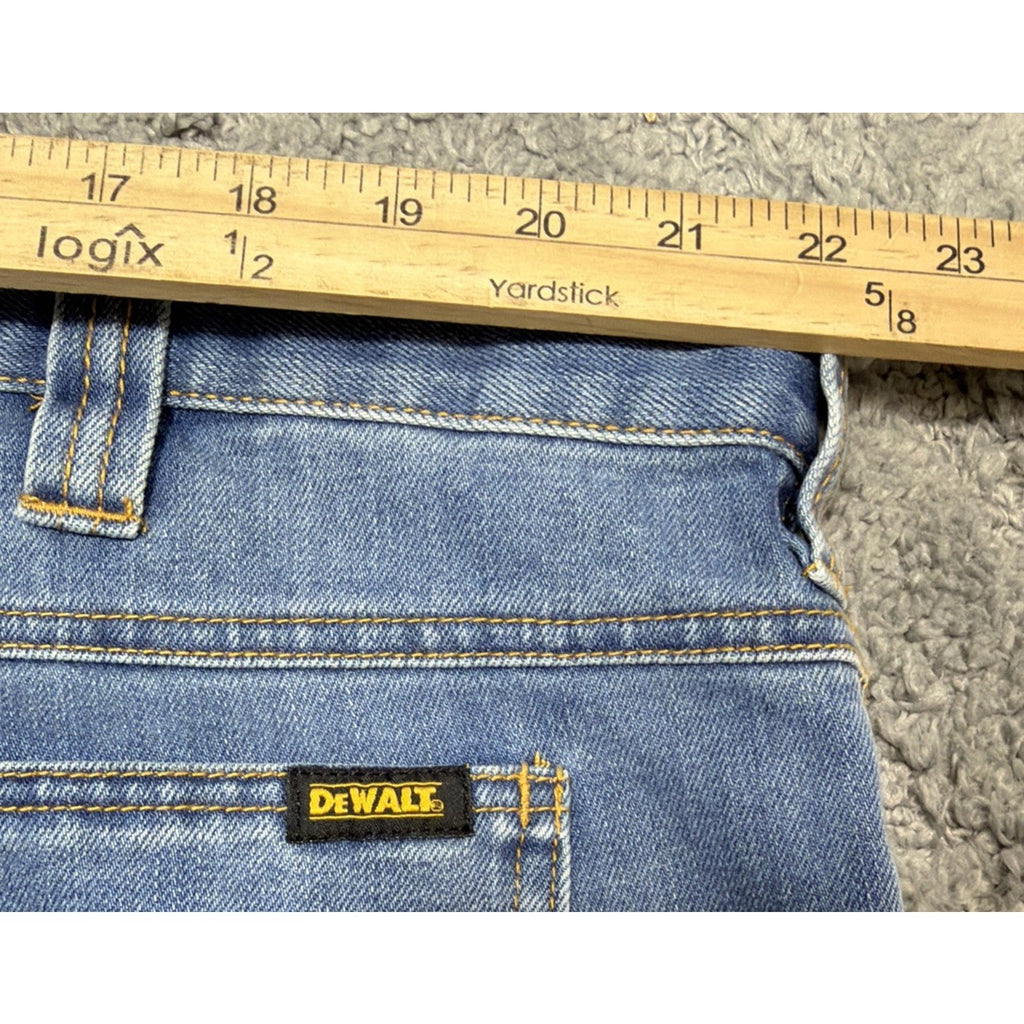 Dewalt Grayling Denim Jeans/Pants 44x33 Workwear Med Blue New
