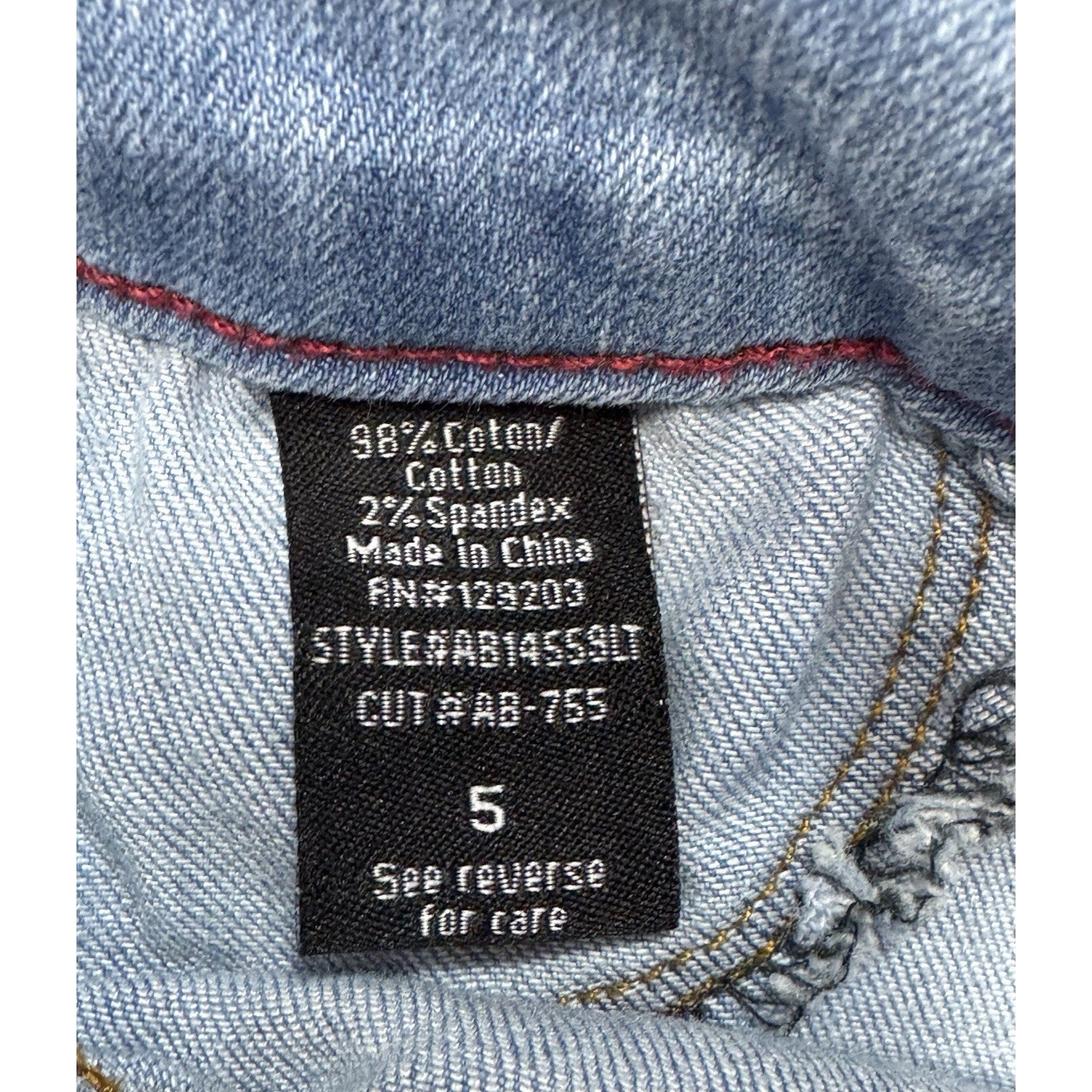 Cello Stretch Skinny Jeans Blue Denim Distress Ripped Ankle Pants Women’s Jr 5