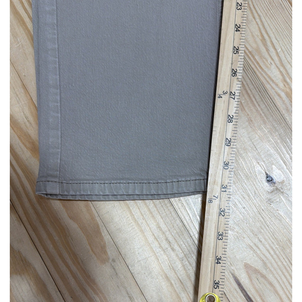 LEVIS 505 Red Tab Men 40x32 Regular Fit Straight Leg Beige Cotton Denim Jeans