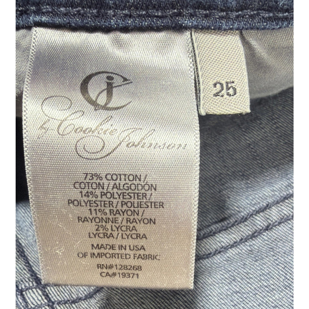 CJ By Cookie Johnson Love Size 25 Slim Boyfriend Jeans James 28x29