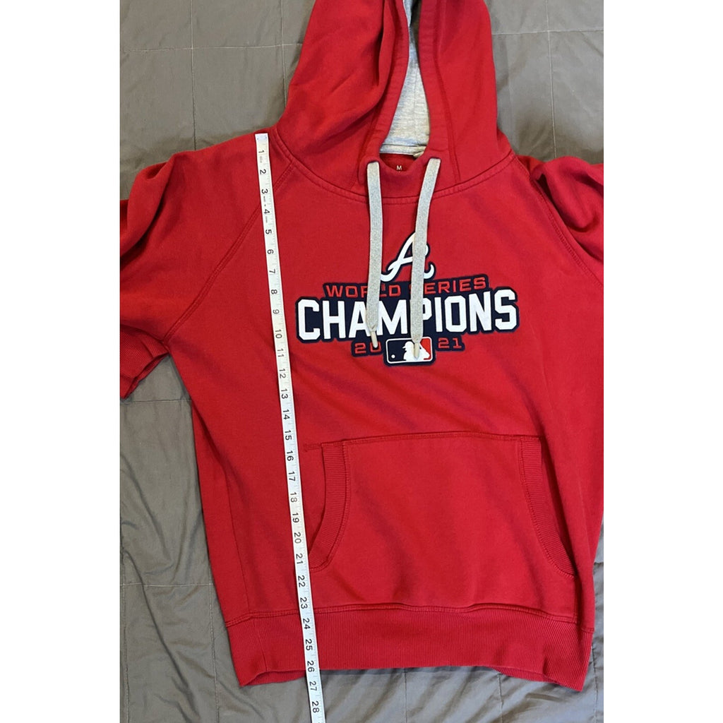 Antigua Atlanta Braves World Series 2021 MLB Victory Hoodie Size M