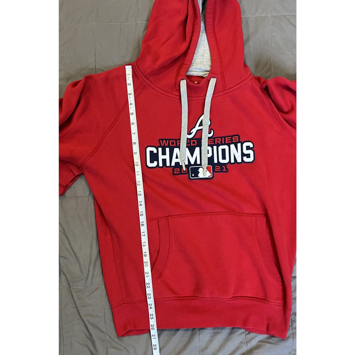 Antigua Atlanta Braves World Series 2021 MLB Victory Hoodie Size M
