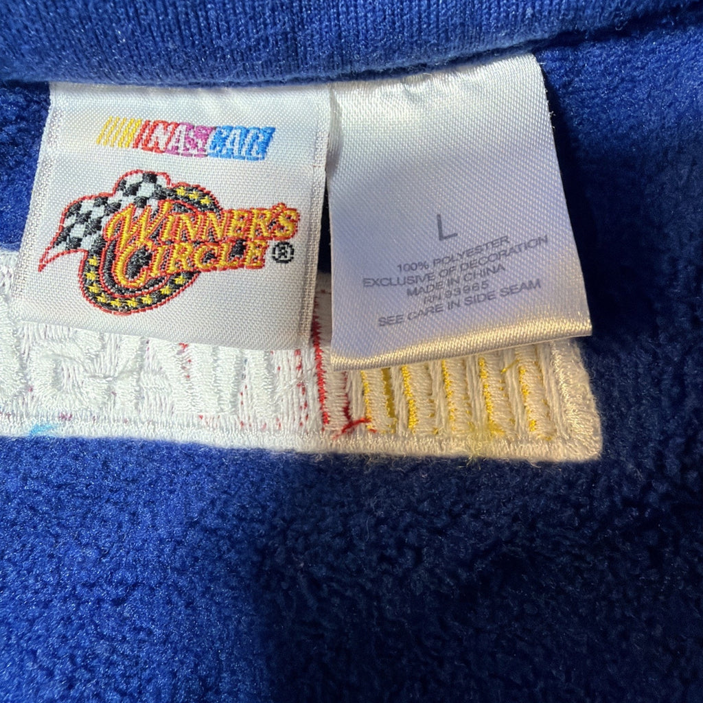 Daytona 500 51st Pullover 1/4 Zip Sweatshirt Large Nascar Winner's Circle 2009