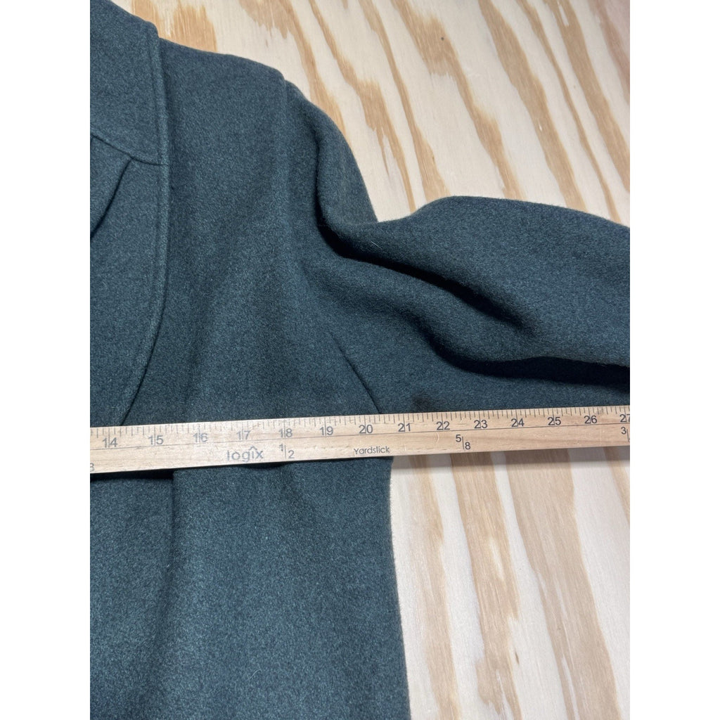 Vintage Donnybrook Wool Coat Green Oversized Blazer USA Gold Button