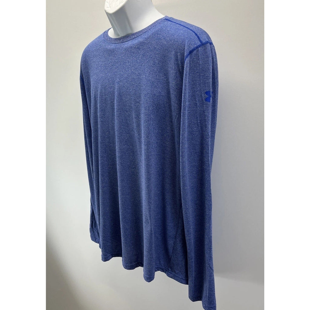 Under Armour Men's Threadborne Blend Crew Neck XL Fitted Heatgear LS Shirt
