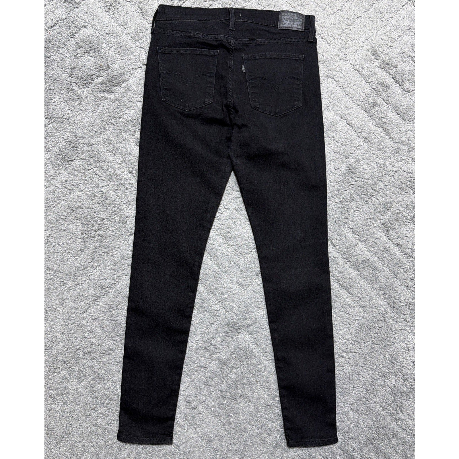 Levi’s 720 High Rise Super Skinny Jeans Womens 30x30 Black Stretch Denim Slim