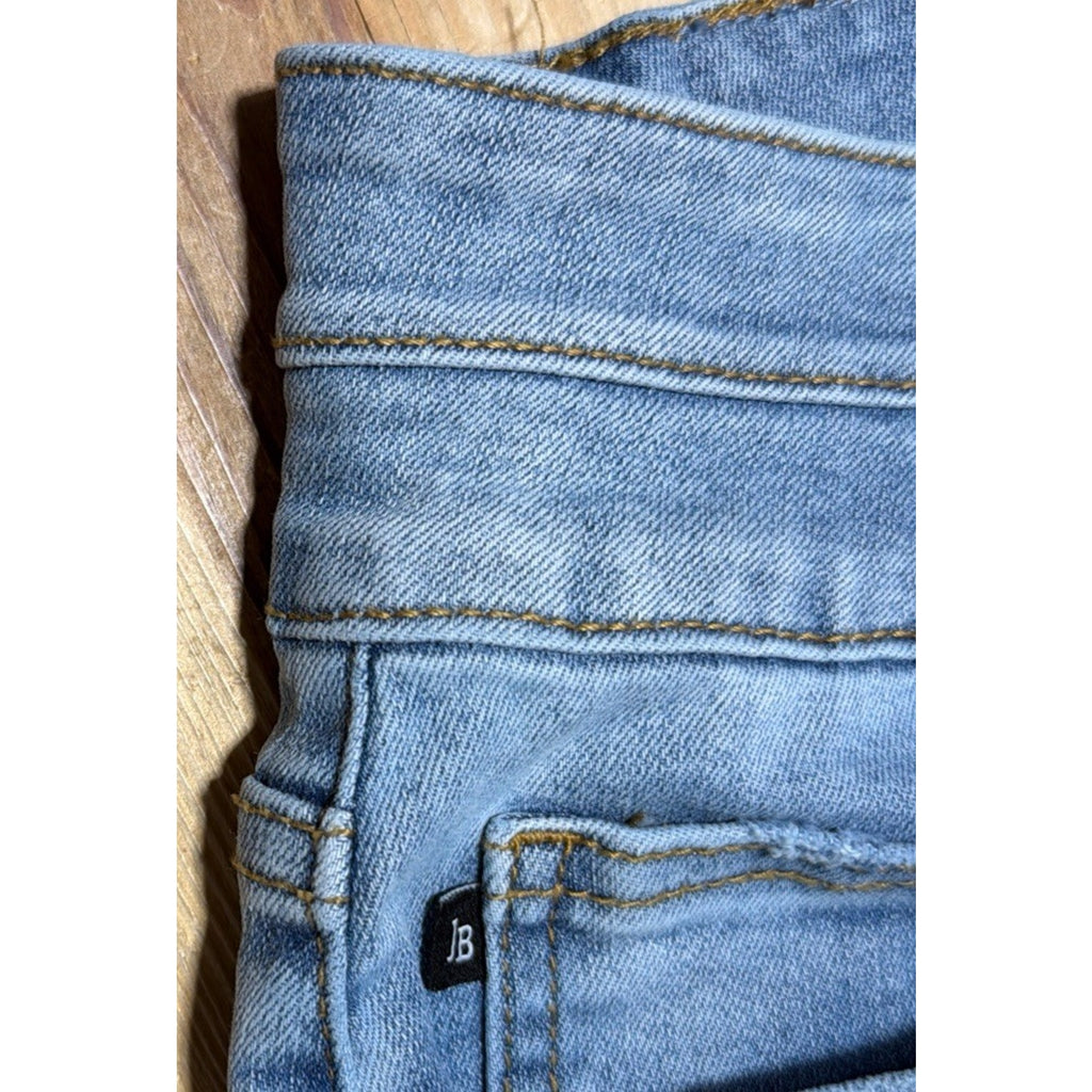 Judy Blue High Rise Wide Leg Crop Jeans in Medium Wash Size 14 32x25