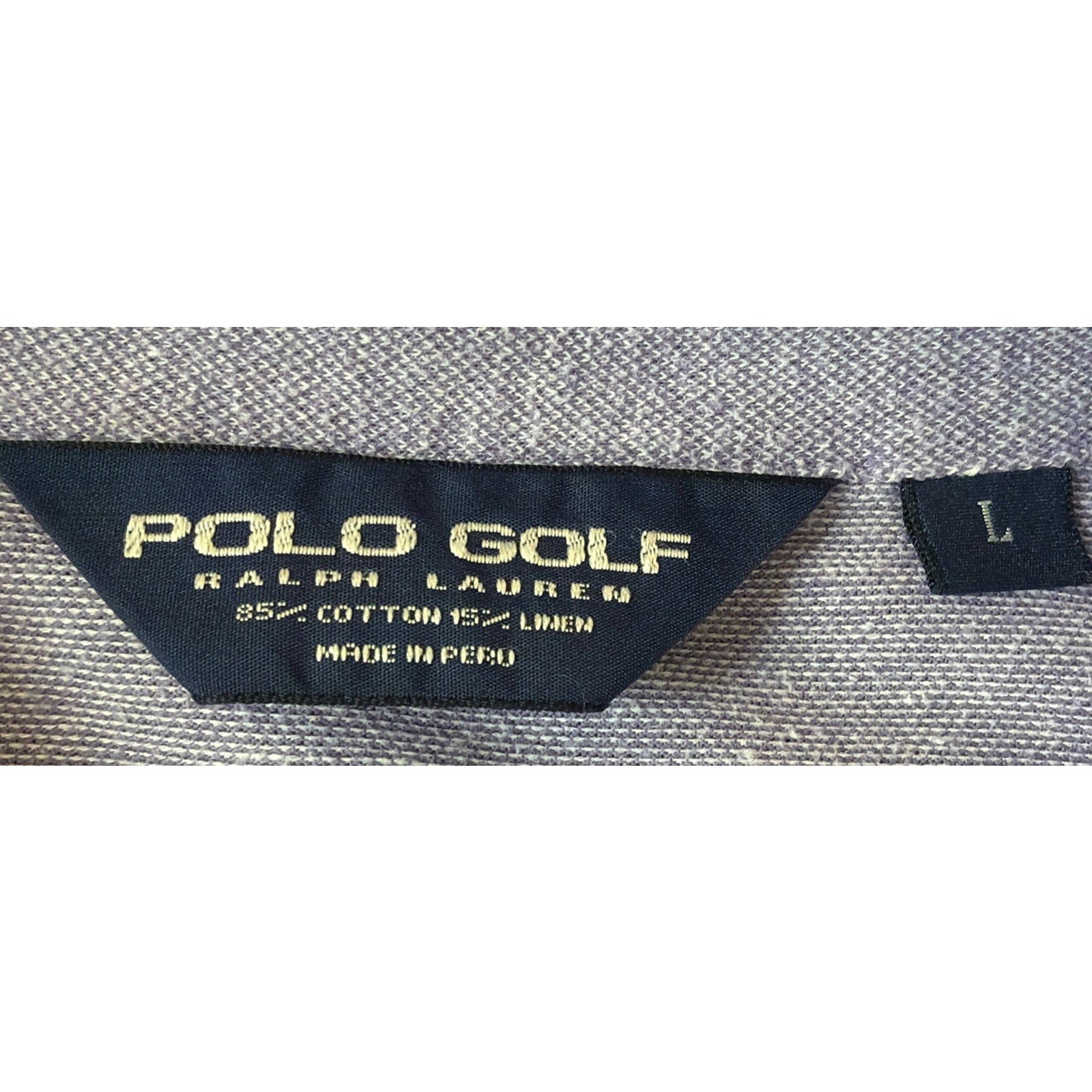 Polo Golf Ralph Lauren Short Sleeve Polo Shirt Periwinkle Size L Weaver Ridge