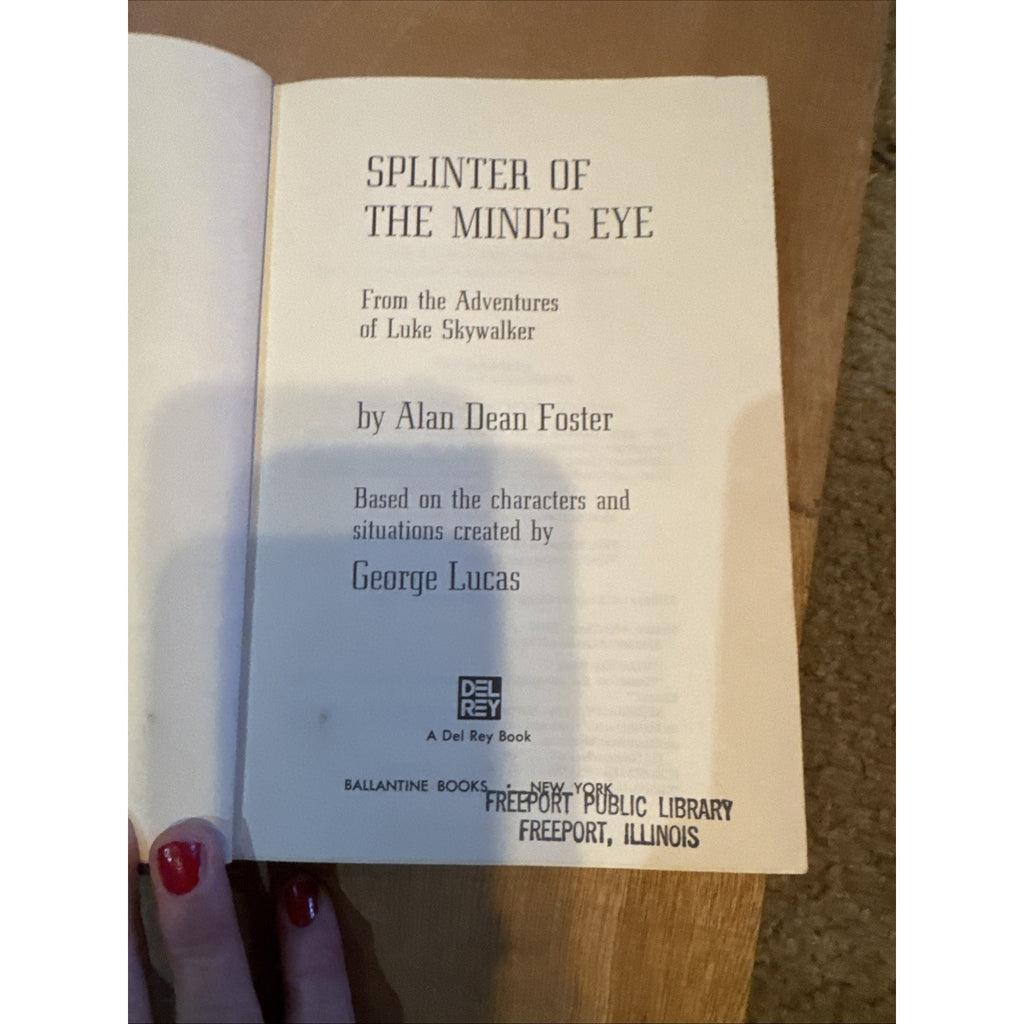 Star Wars Splinter of the Mind's Eye Alan Dean Foster Book Club Edition HC