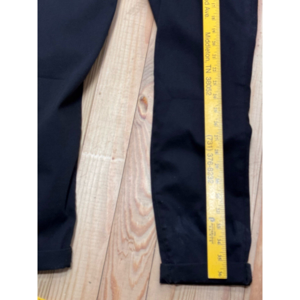 SAM EDELMAN Women's Medium Denim Coverall Jumpsuit In Mercedes Black Stretch