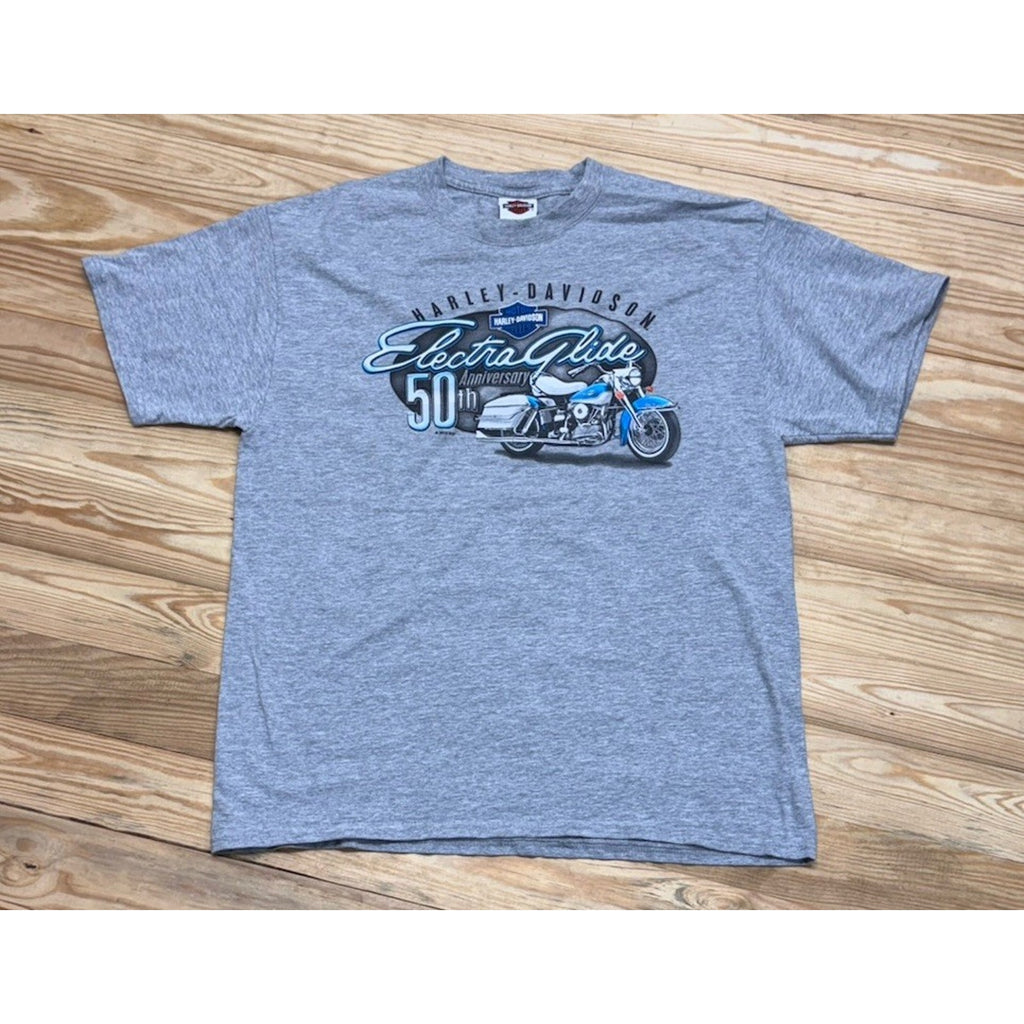 Harley-Davidson Electriglide 50th Anniversary T Shirt Black Widow Florida 2015