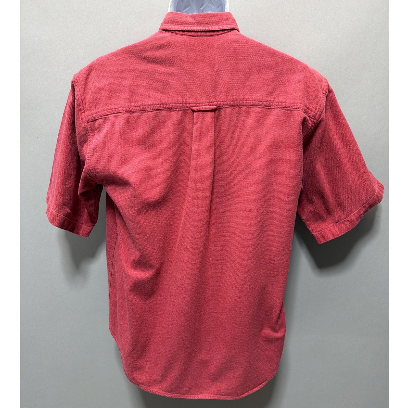 Vintage Woolrich Red Sportsman Heavyweight Button Up Shirt Mens Size Medium