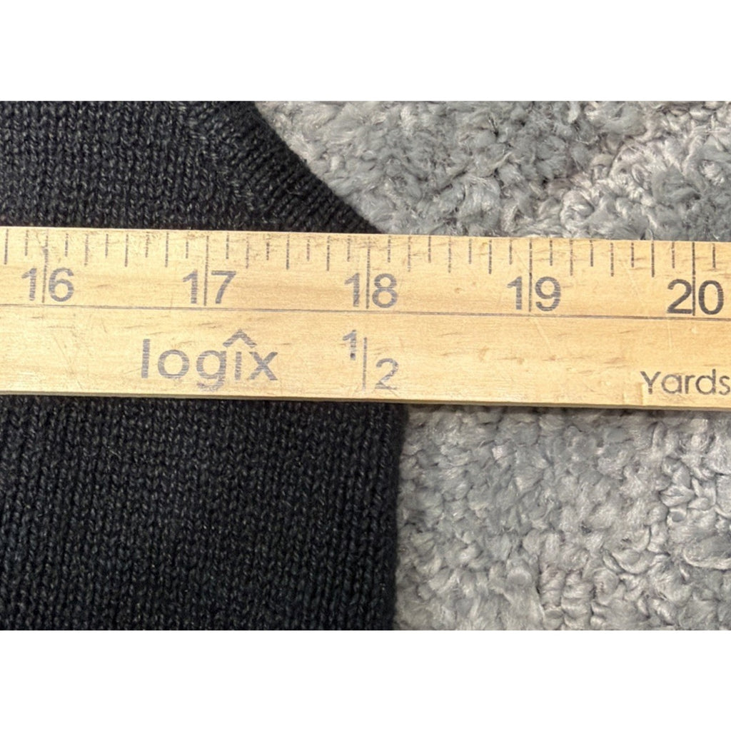 Storybook Knits Womens Christmas Sweater Vest Sz M Embroidered Holiday Festive