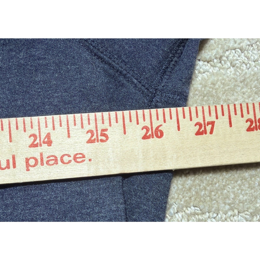 Men's Eddie Bauer Signature Super Soft Fleece Lined 1/4-Zip Size XL Blue