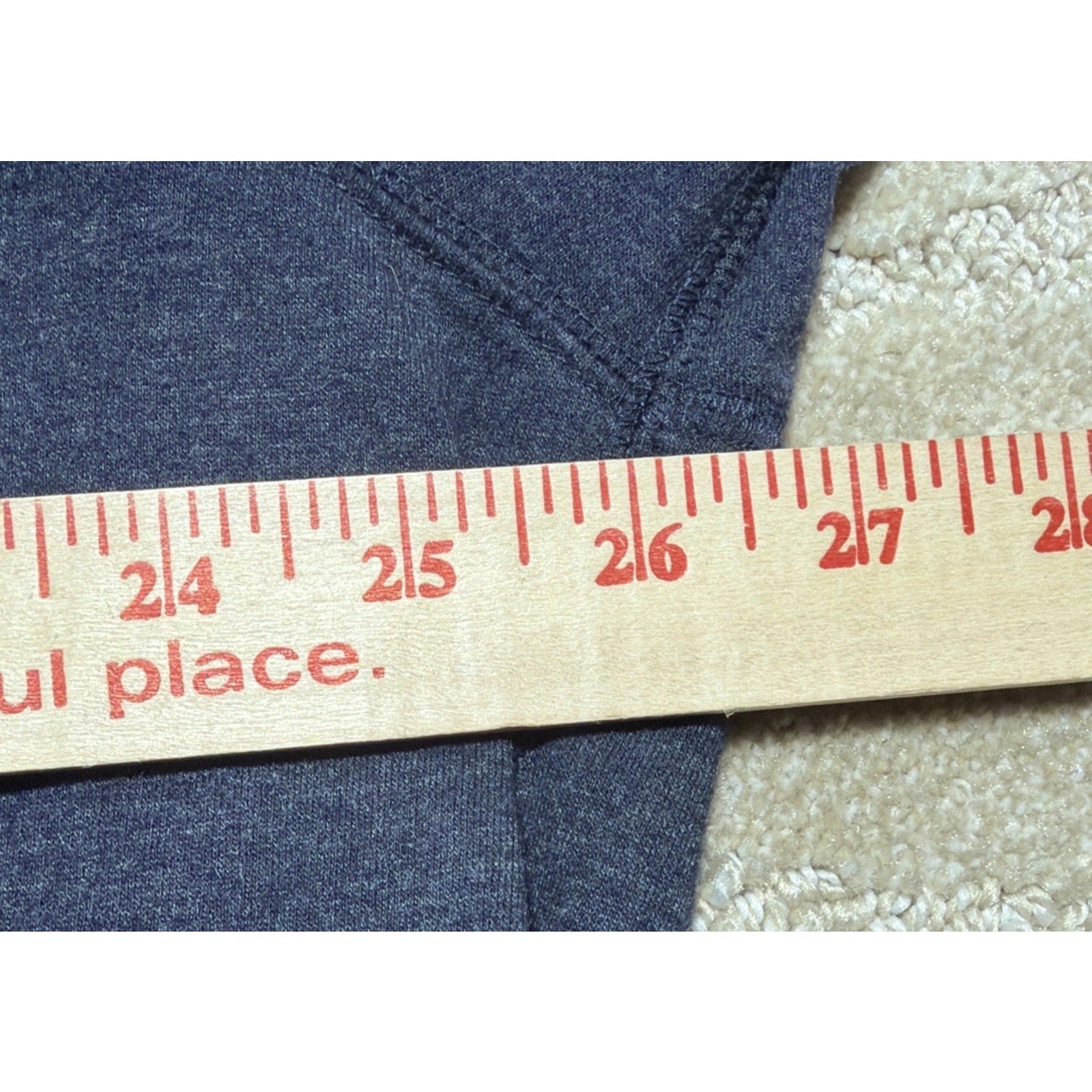 Men's Eddie Bauer Signature Super Soft Fleece Lined 1/4-Zip Size XL Blue