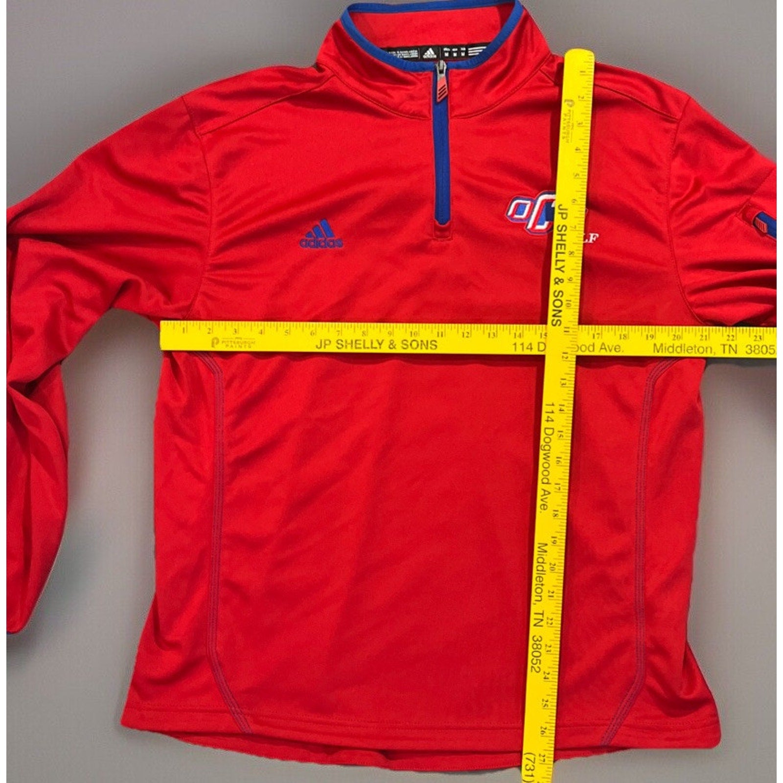 Adidas Men’s Climalite Sideline Logo Ultimate 1/4 Zip Golf Pullover Size M