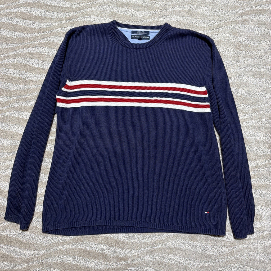 TOMMY HILFIGER Cotton Knit Sweater Men's Size XL