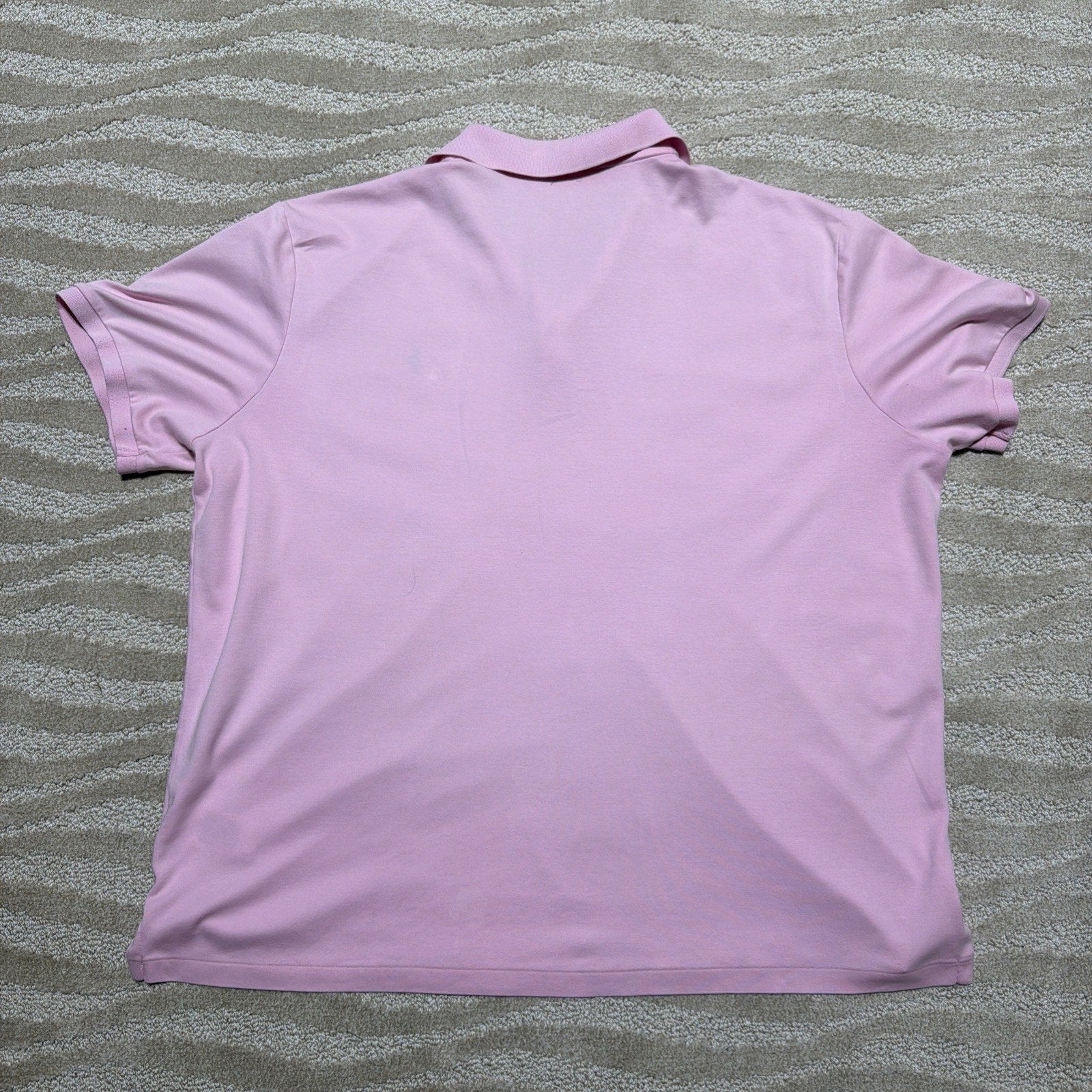 Polo Ralph Lauren Classic Fit Men's Pink Polo Soft Cotton Shirt, Size: X-Large