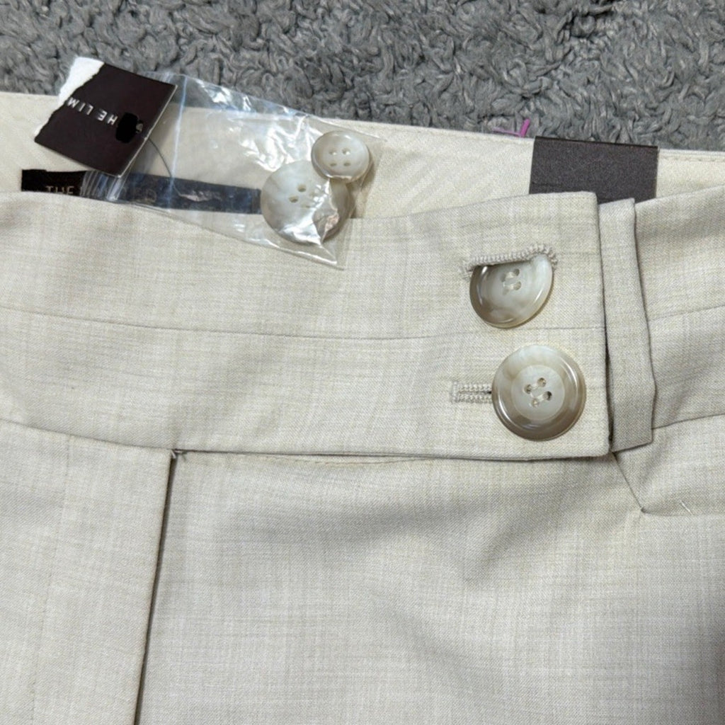 The Limited Cassidy Fit Dress Pants Women's Size 14 R Beige Bootcut Career NWT
