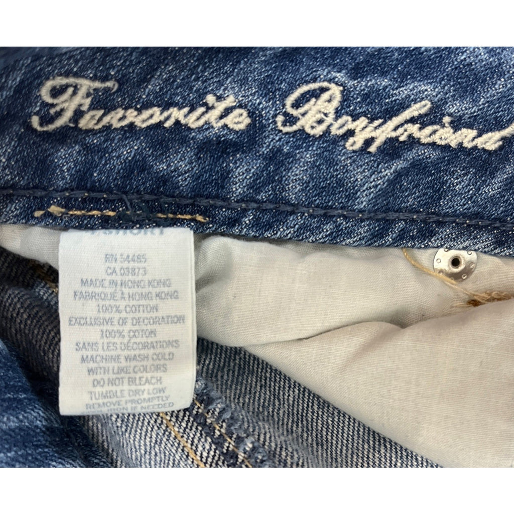 American Eagle Favorite Boyfriend Womens 4S Blue Jeans Bootcut Low Rise