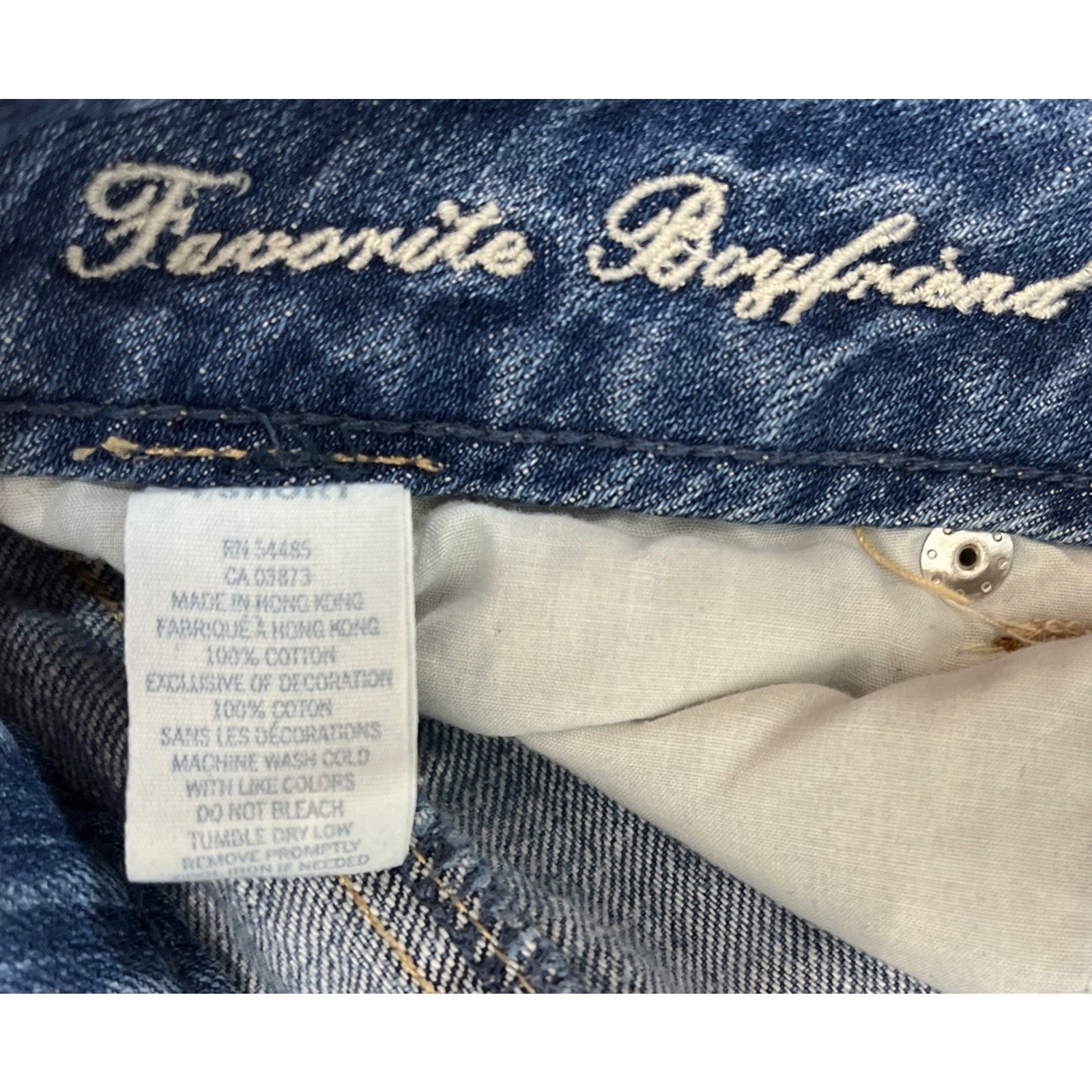 American Eagle Favorite Boyfriend Womens 4S Blue Jeans Bootcut Low Rise