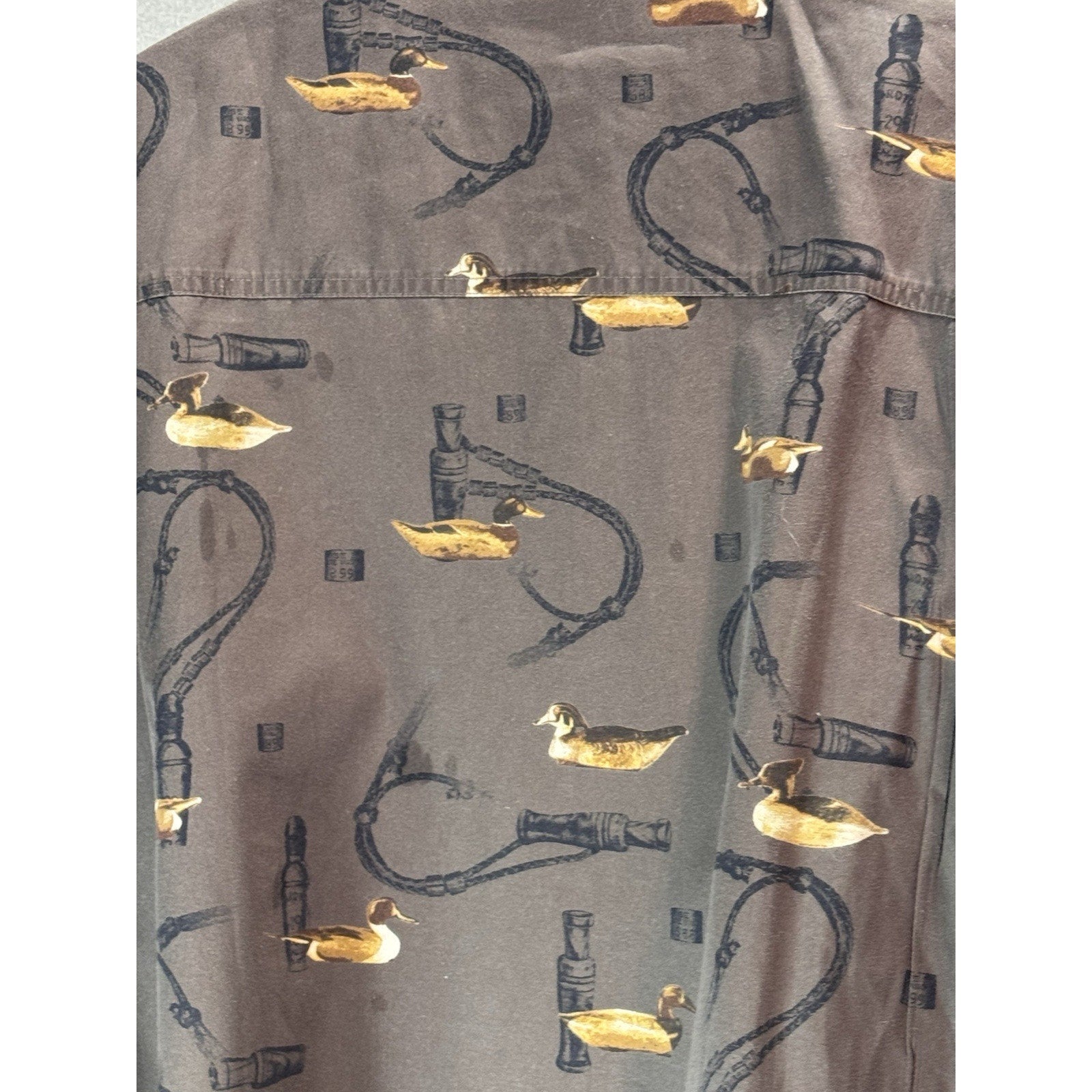 Columbia River Lodge Duck Hunt Shirt Men 3XT Duck Hunt All Over Print Cotton