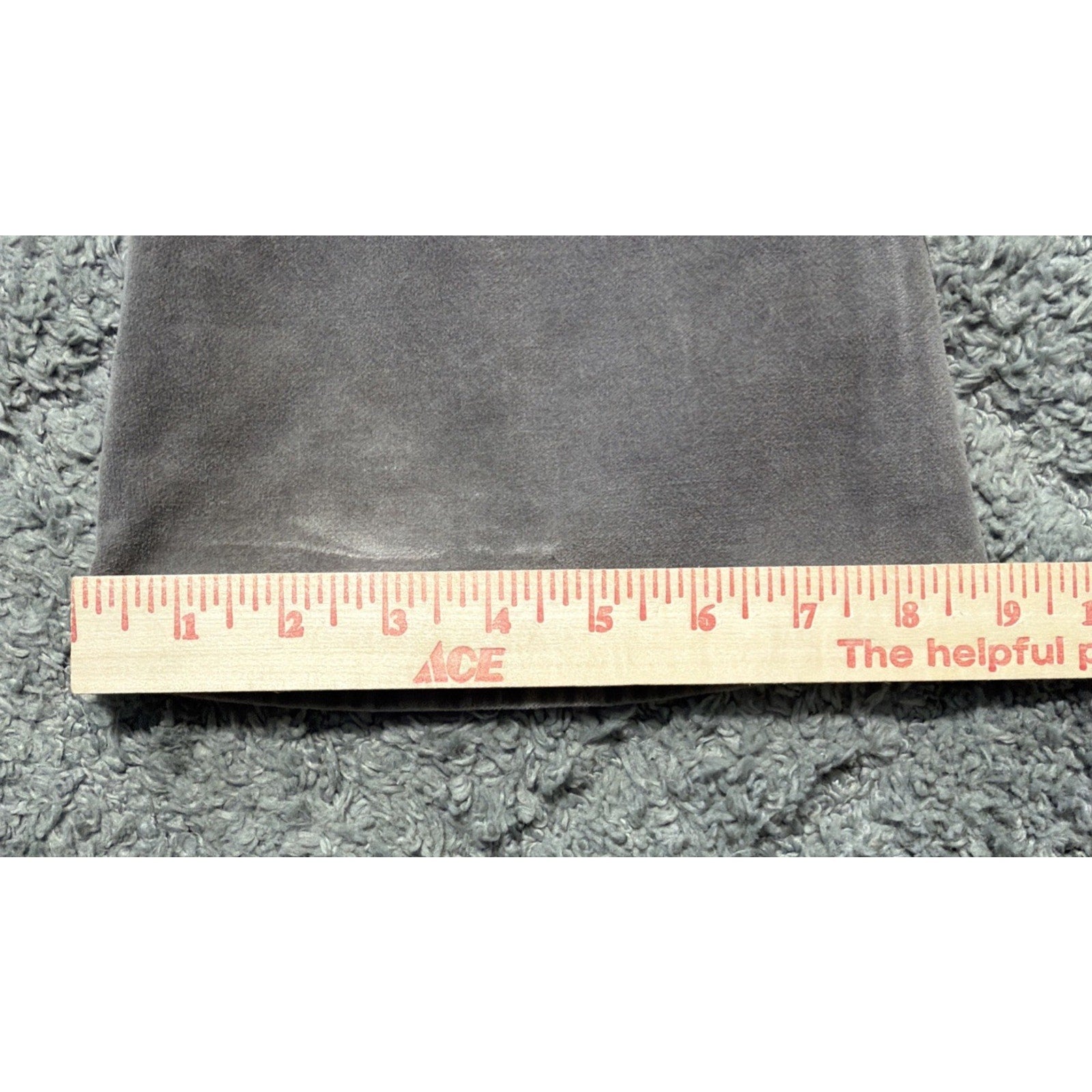 Mica Los Angeles Denim Size 24 Velvet Taupe High Rise Flare Leg Pant