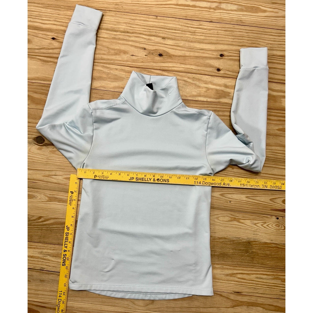 Nike Dri-fit Women’s Long Sleeve Running Shirt Size Medium Seafoam .