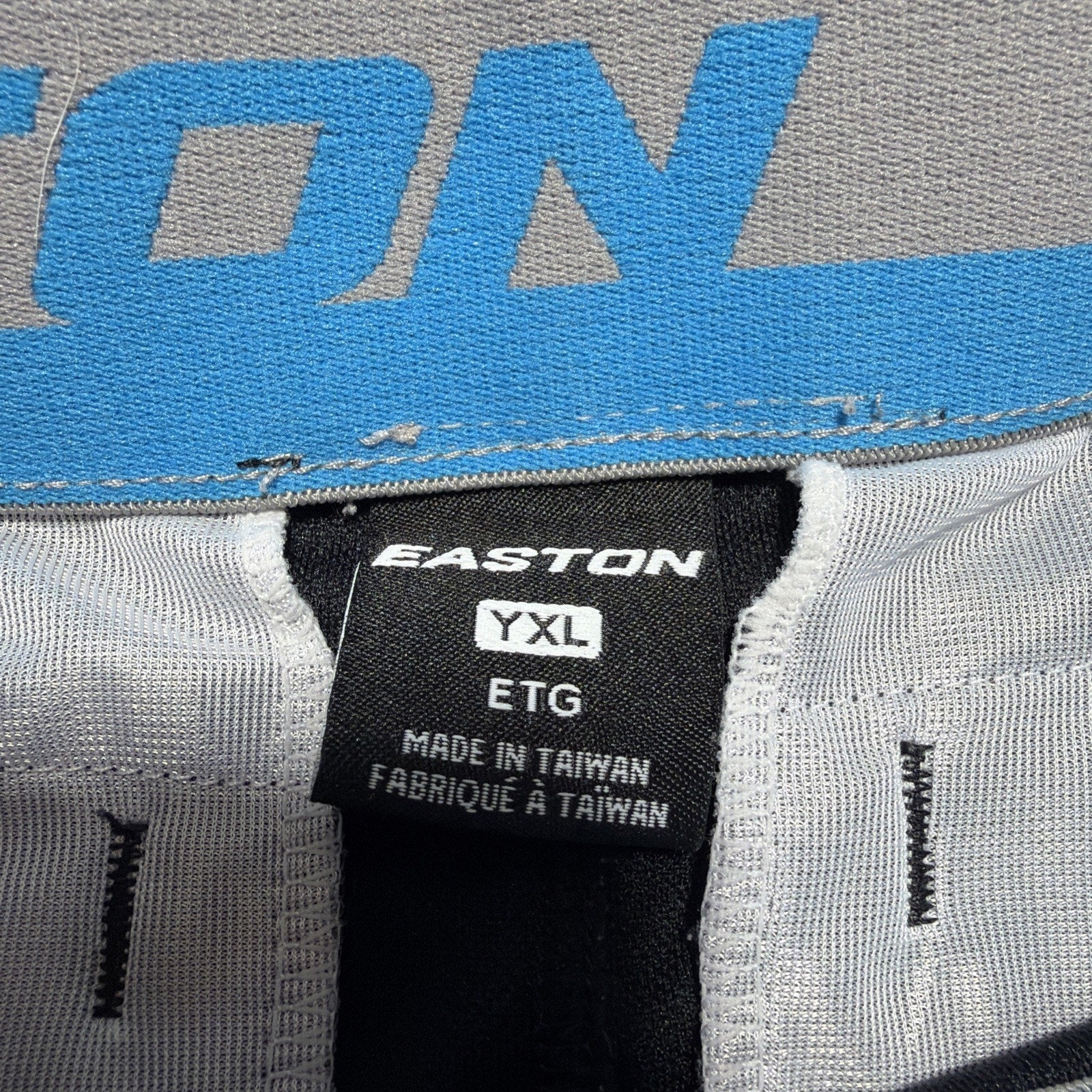 Easton Boys Baseball Pants Youth YXL Black Drawstring Athletic