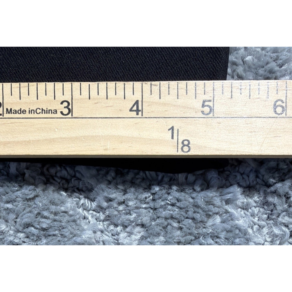 Indigo Poppy Size 4 Black Denim Tummy Control Capris Stretch