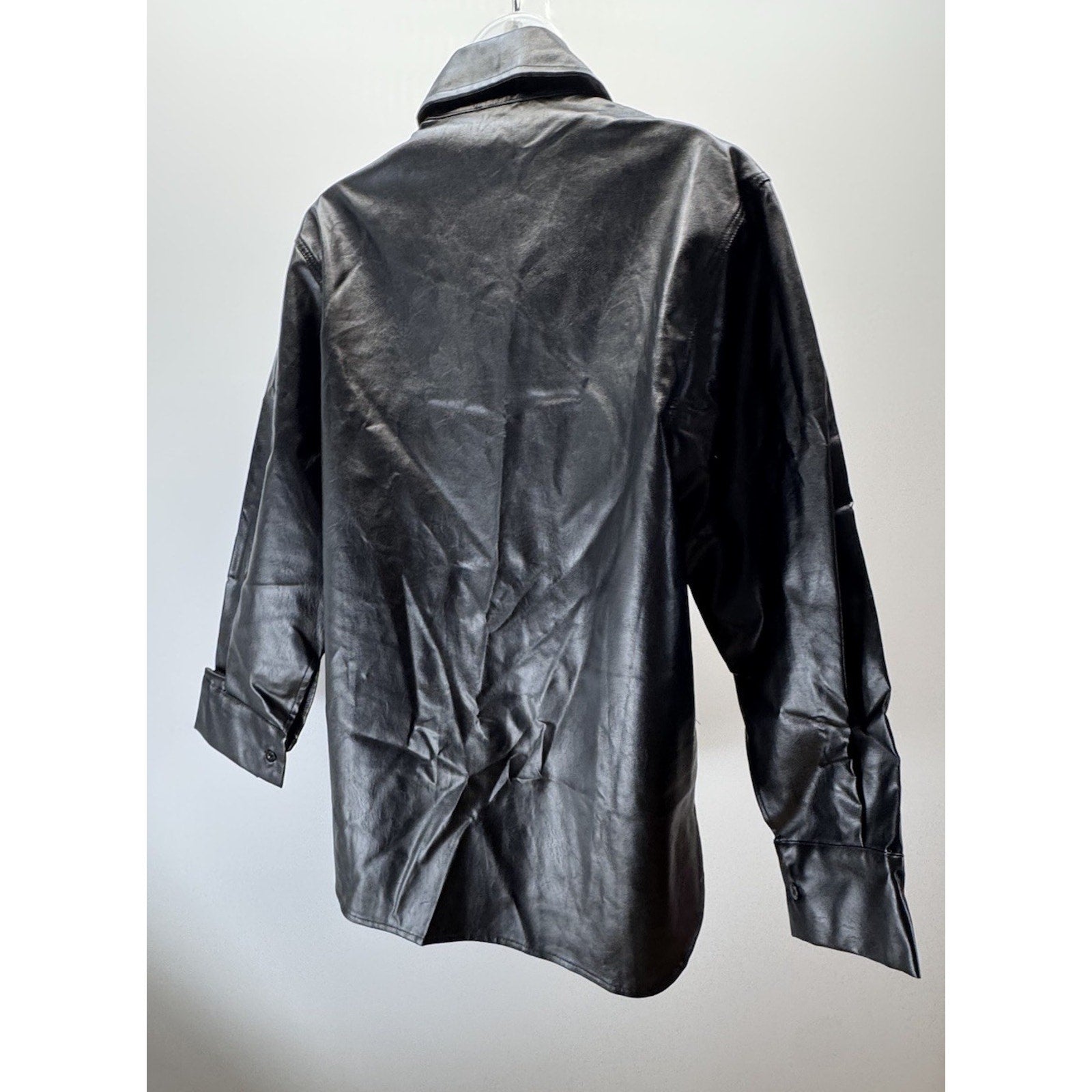 CIDER Black Long Sleeve Button Up Jacket Women’s S NWT