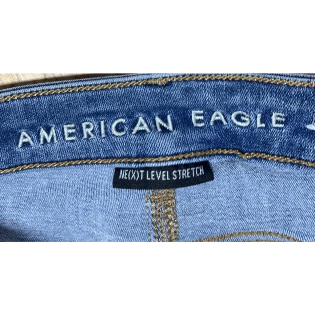 American Eagle Next Level Stretch Jeans Hi-Rise Jegging 2 Short Stretch 26x26
