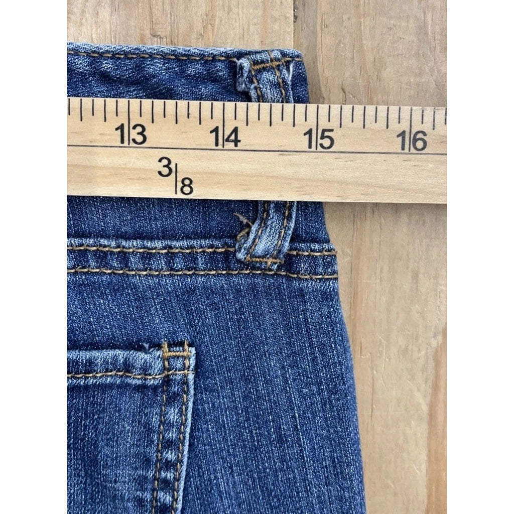 Banana Republic Jeans Women's 27/4 Blue Straight Leg Low Rise Stretch Denim