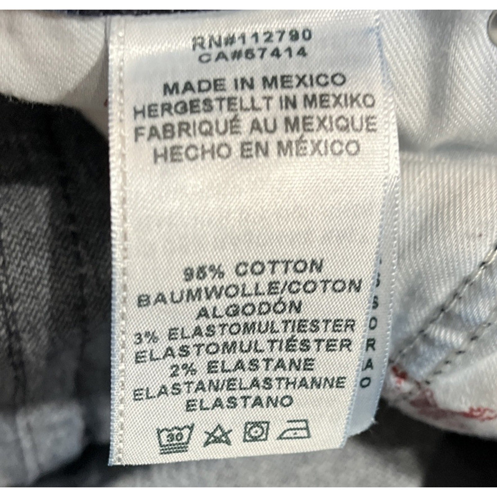 True Religion World Tour Rocco Skinny Jeans Sz 28x32 FLAP POCKETS