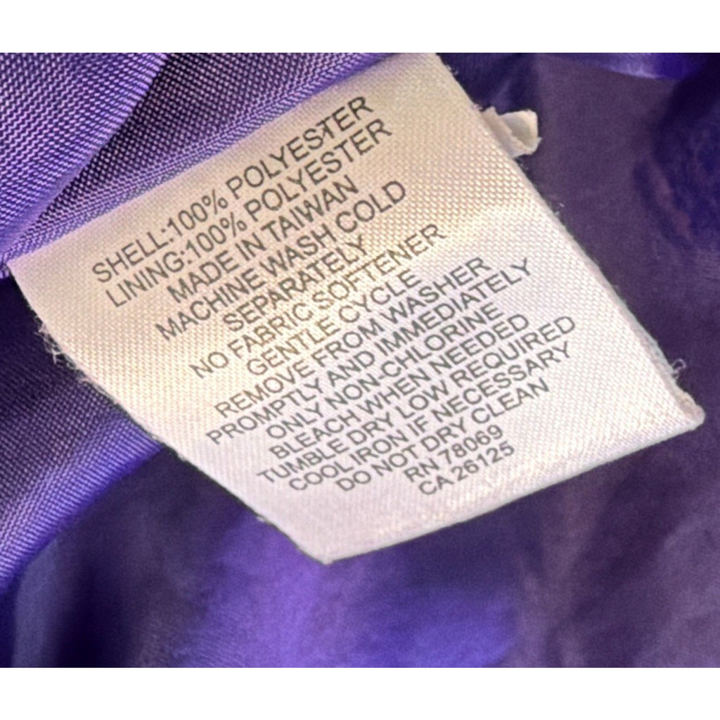 LSU Tigers Vintage Ashworth Pullover Pockets Adult XL Windbreaker Jacket Purple