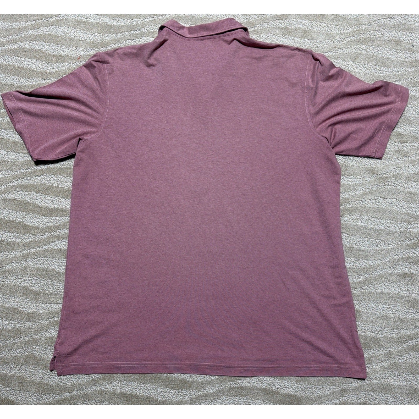 Peter Millar Pique Polo Shirt Mens XXL Pink Embroidered TN Golf