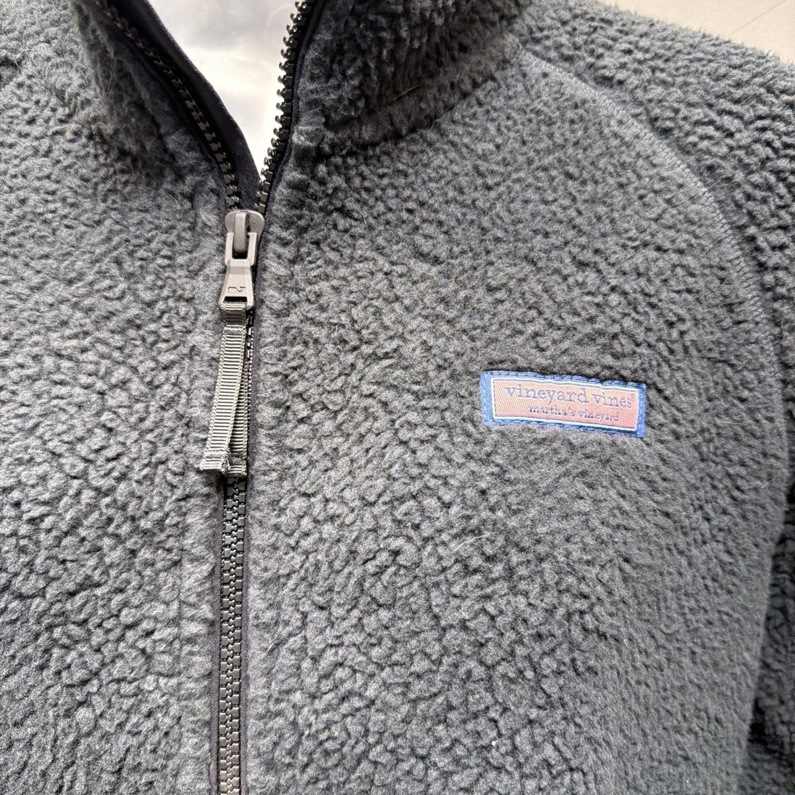 Vineyard Vines Sweater Women’s XS Pull Over 1/4 Zip Ladies Sherpa Fleece Martha