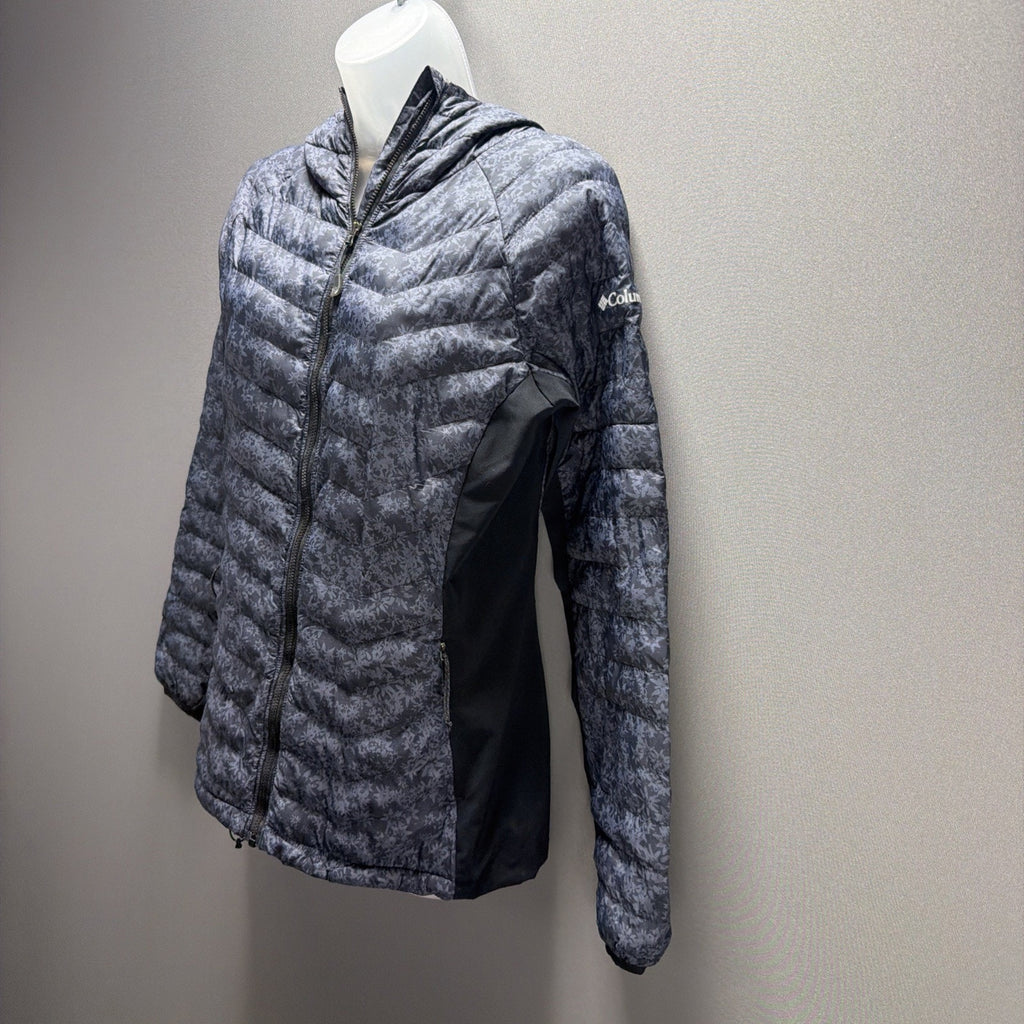 Columbia South Valley Hybrid Light Insulated Jacket Puffer Women’s M Grey Black