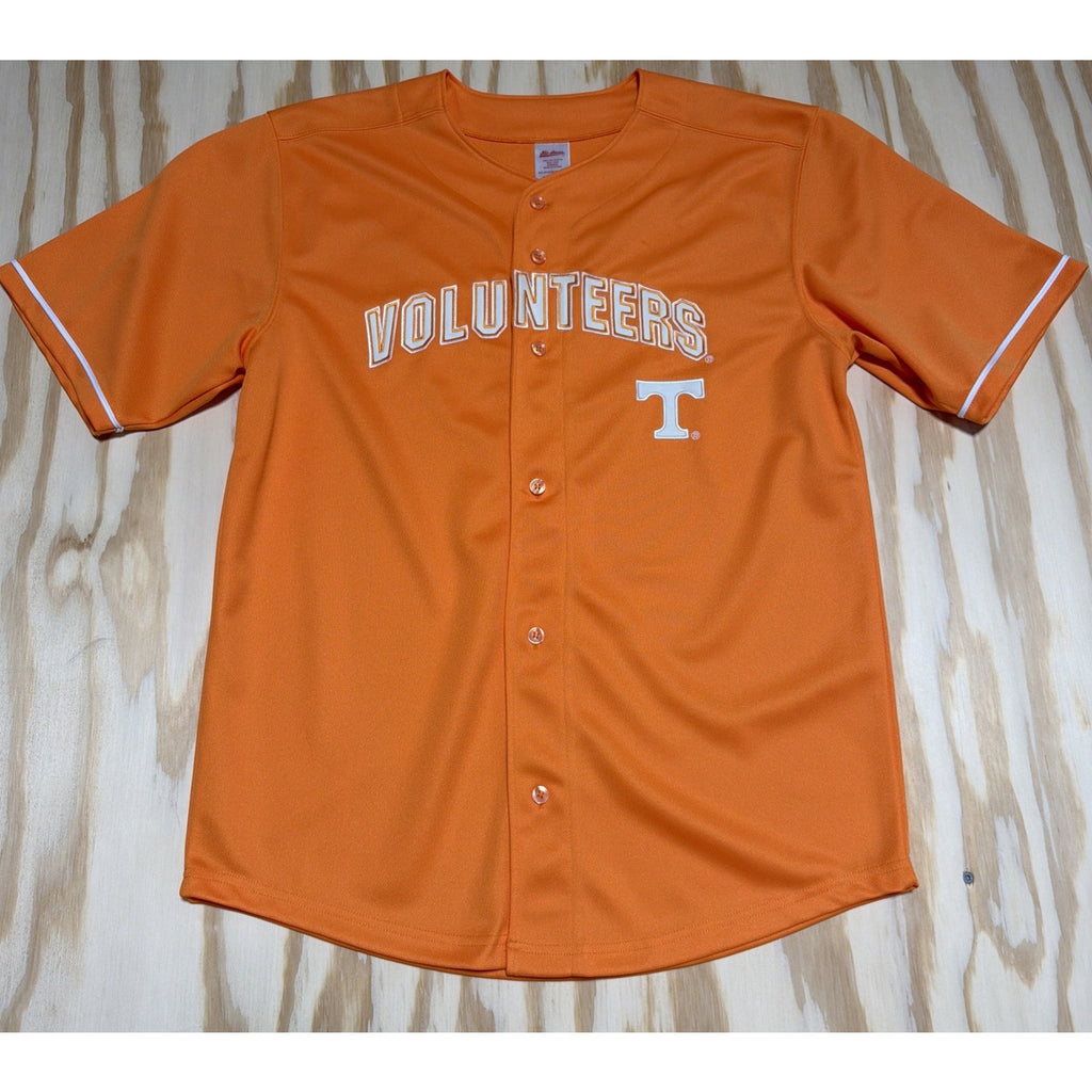 Tennessee Volunteers Youth XLT 18-20 Stitched Baseball Jersey NCAA Orange White