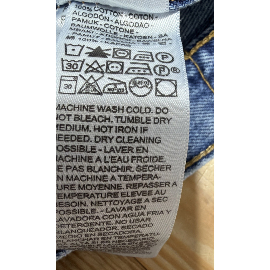 Levis 505 Jeans Men's 34x32 Regular Blue Straight Leg Workwear